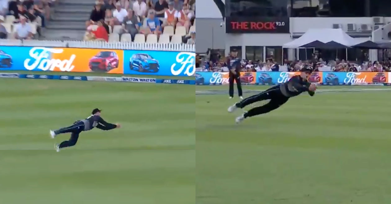 NZ vs BAN: WATCH – Martin Guptill takes an outrageous catch to dismiss Shoriful Islam