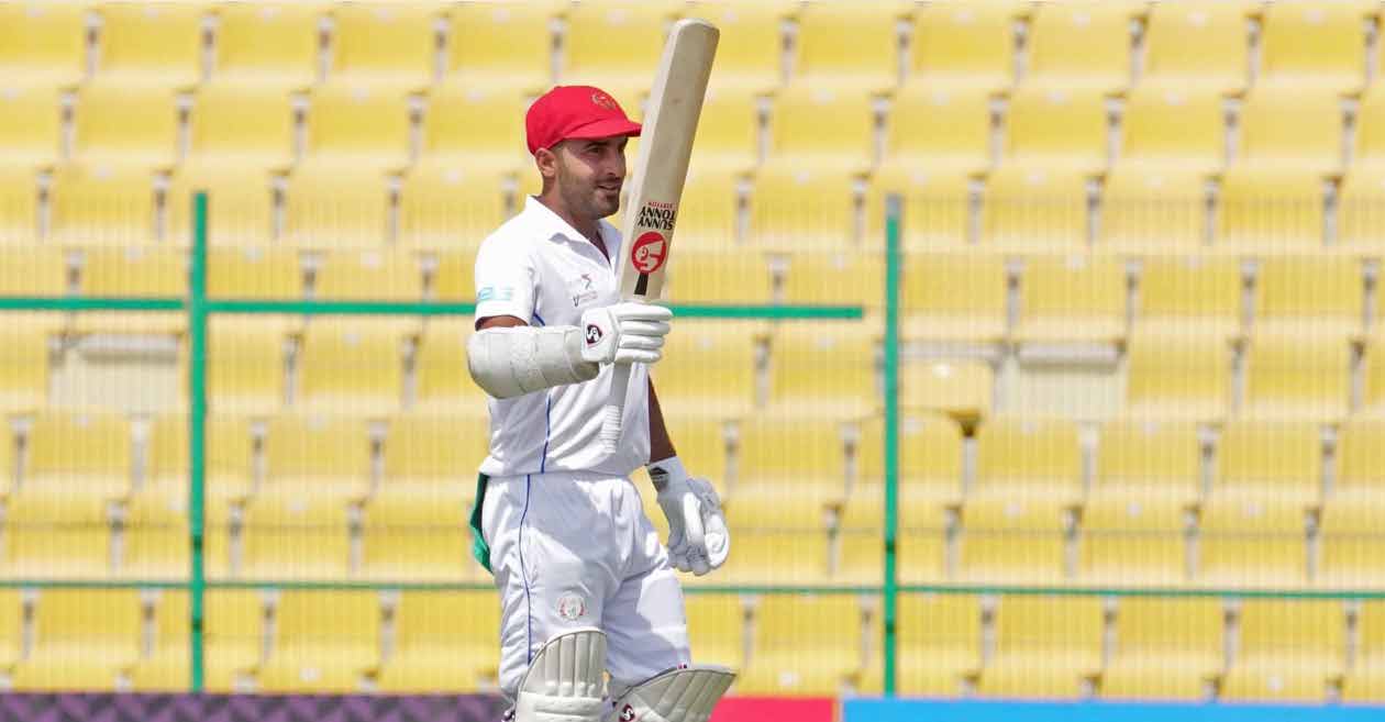 AFG vs ZIM: Hashmatullah Shahidi becomes first Afghanistan batsman to score a double century in Test cricket