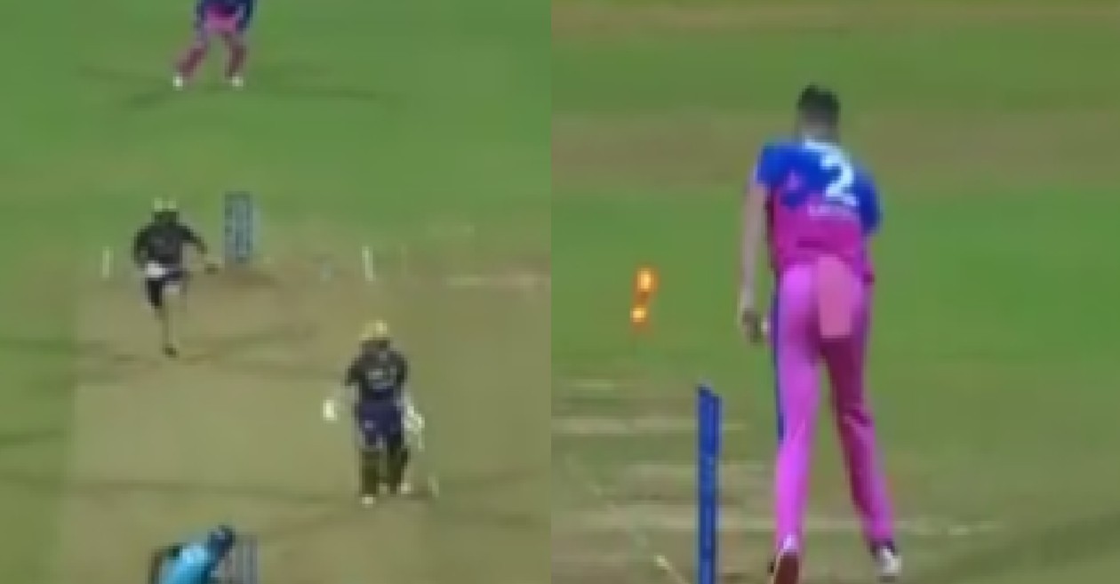 IPL 2021, RR vs KKR – WATCH: Eoin Morgan’s unlucky run out after a mix-up with Rahul Tripathi