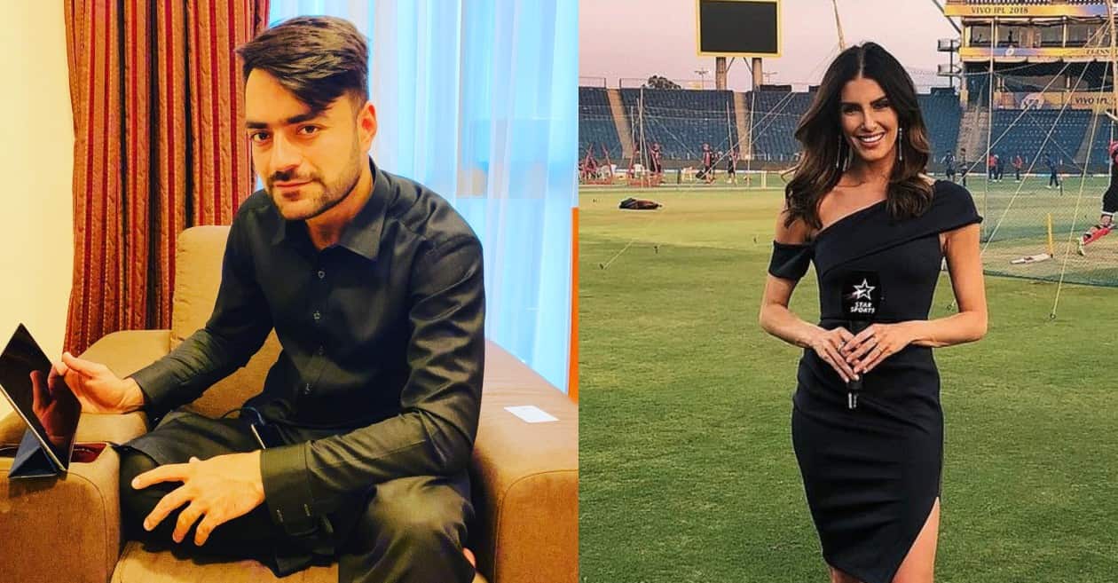 IPL 2021: Rashid Khan engages in fun banter with Erin Holland ahead of SRH vs KKR clash