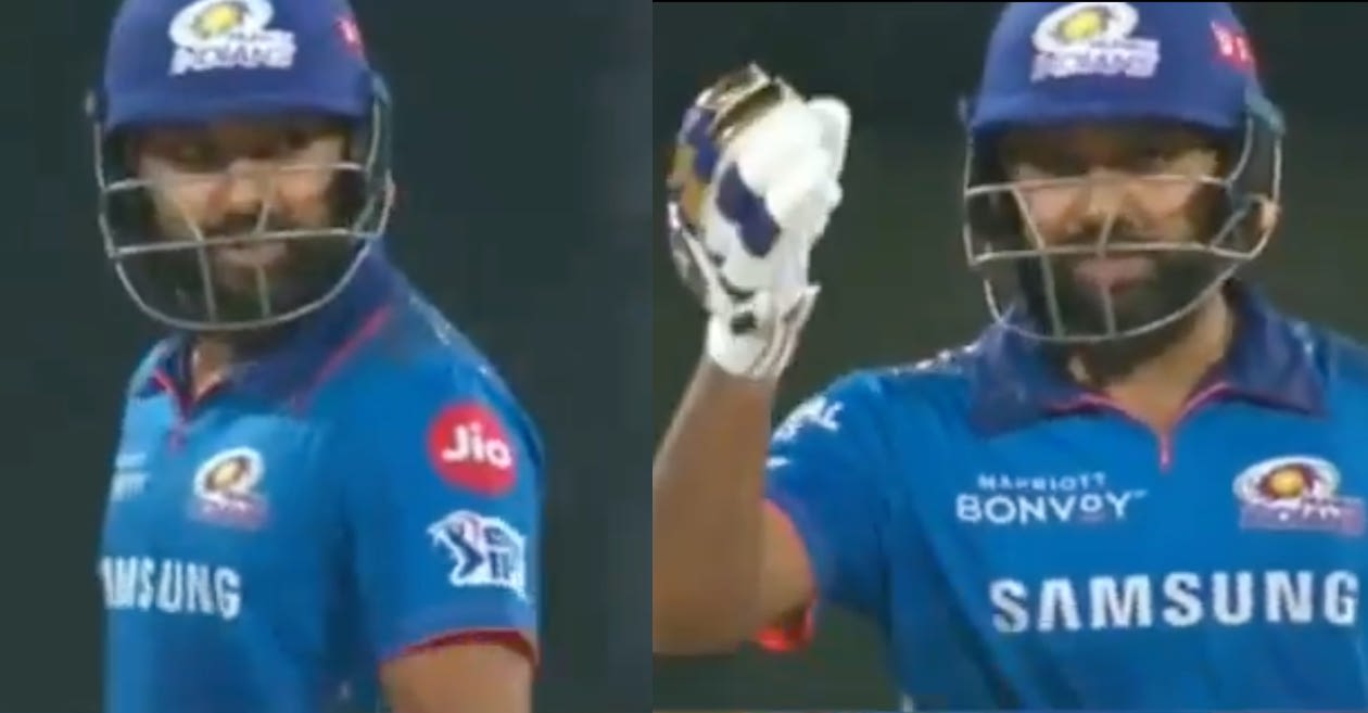 IPL 2021: PBKS vs MI – Rohit Sharma shows dissent at umpire’s decision after being wrongly given out