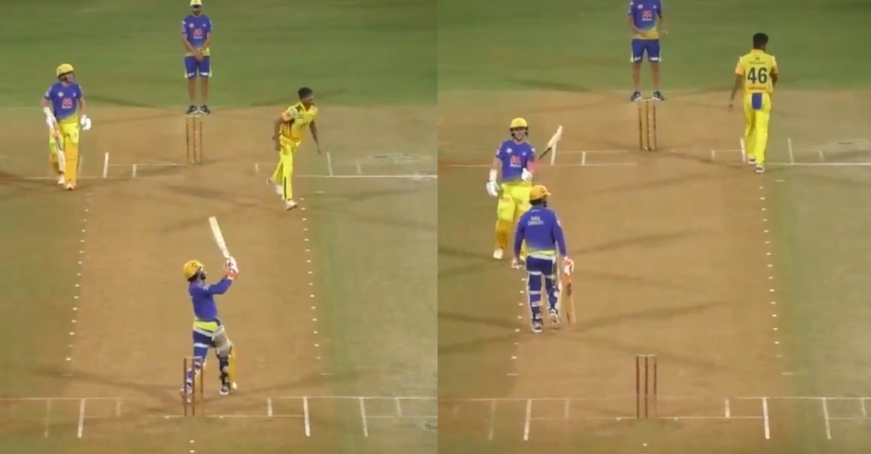 IPL 2021: Sam Curran imitates Ravindra Jadeja’s sword celebration after the latter hits a six – WATCH