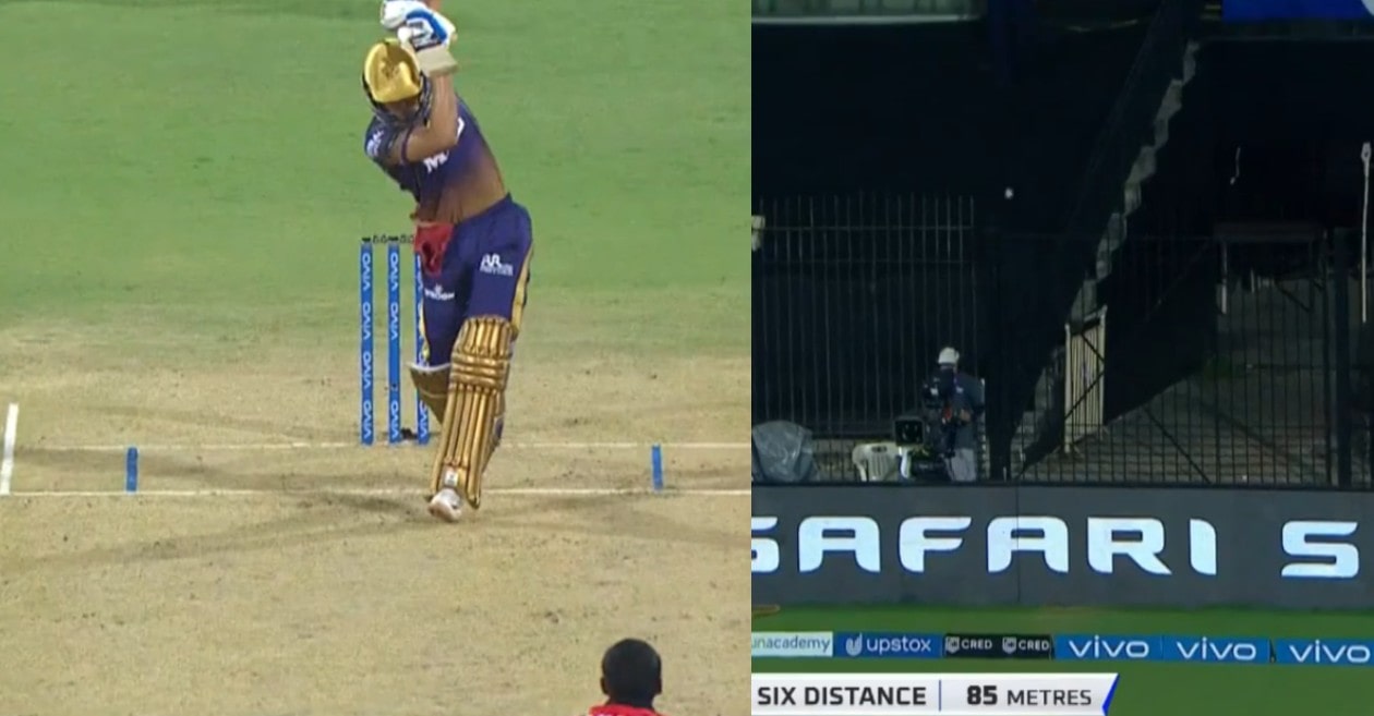 IPL 2021: WATCH – Shubman Gill hits a no-look six off T Natarajan in SRH vs KKR clash