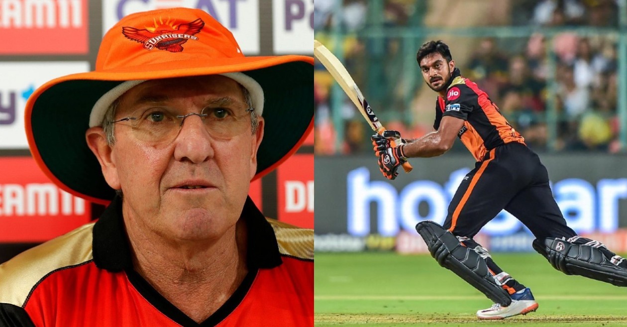 IPL 2021: SRH coach Trevor Bayliss explains why Vijay Shankar batted ahead of Abdul Samad against KKR