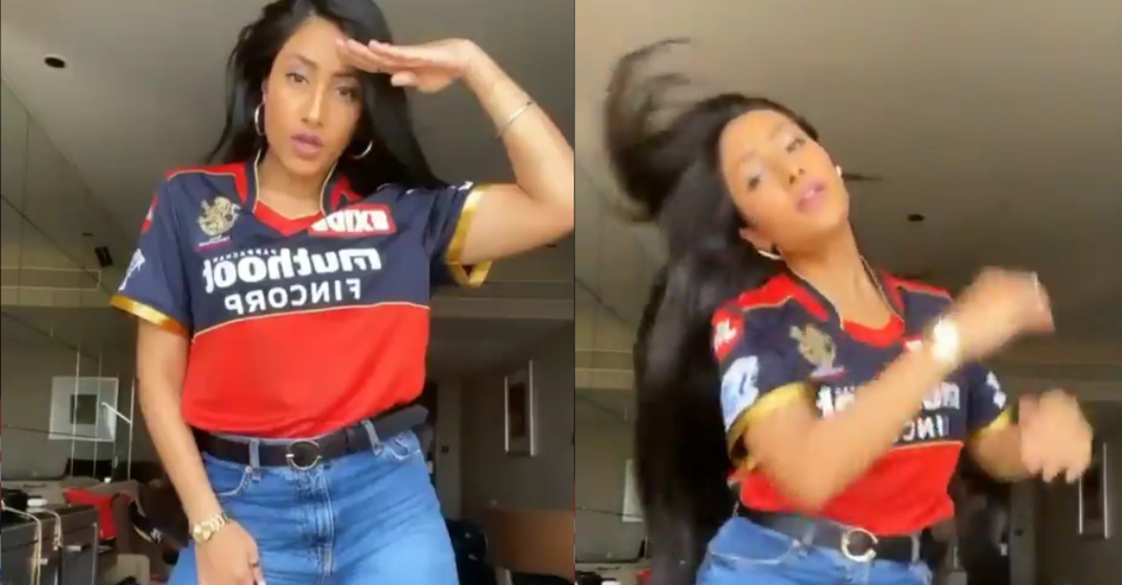 Dhanashree Verma shows off her dance skills in RCB jersey on American rapper Soulja Boy’s “She make it clap”