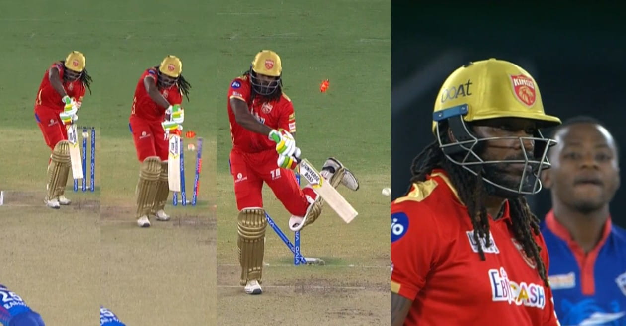 IPL 2021: WATCH – Kagiso Rabada stuns Chris Gayle by sending his off-stump for a walk during DC vs PBKS clash