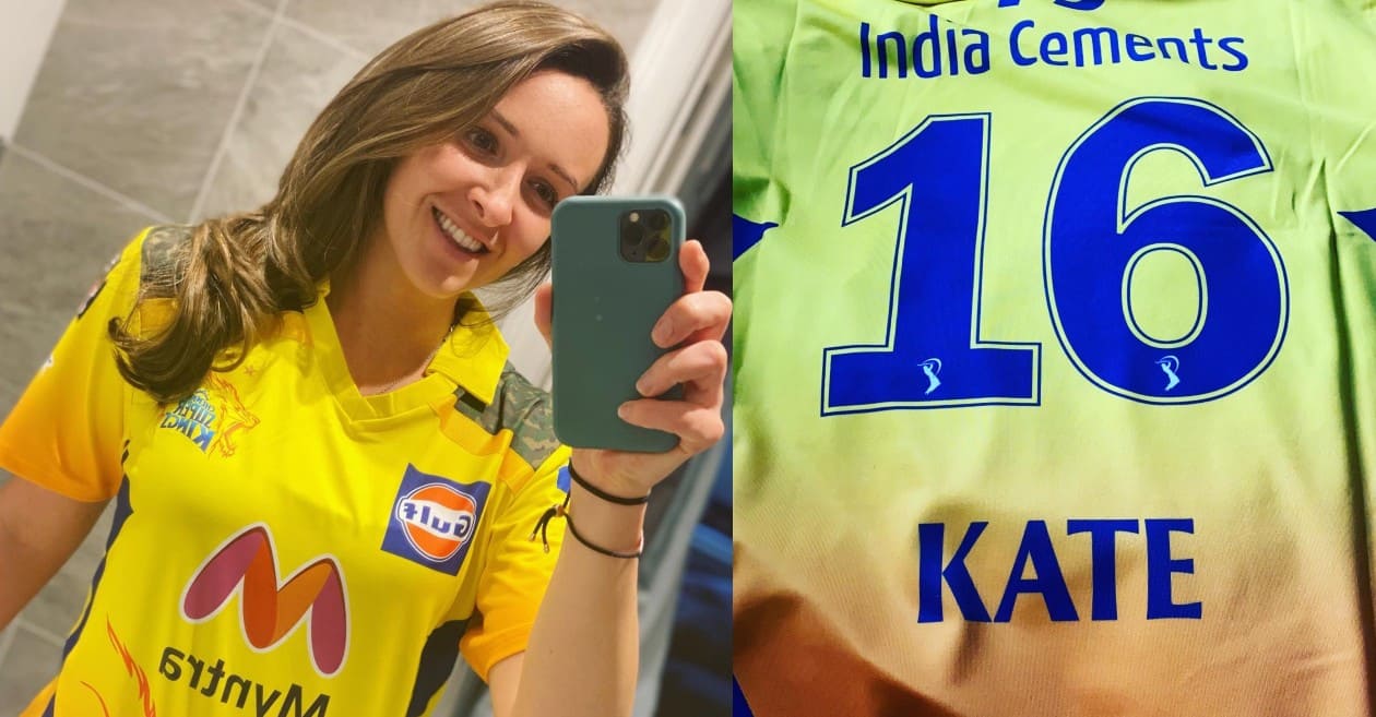 England woman cricketer Kate Cross sends her gratitude to CSK for ‘personalised jersey’