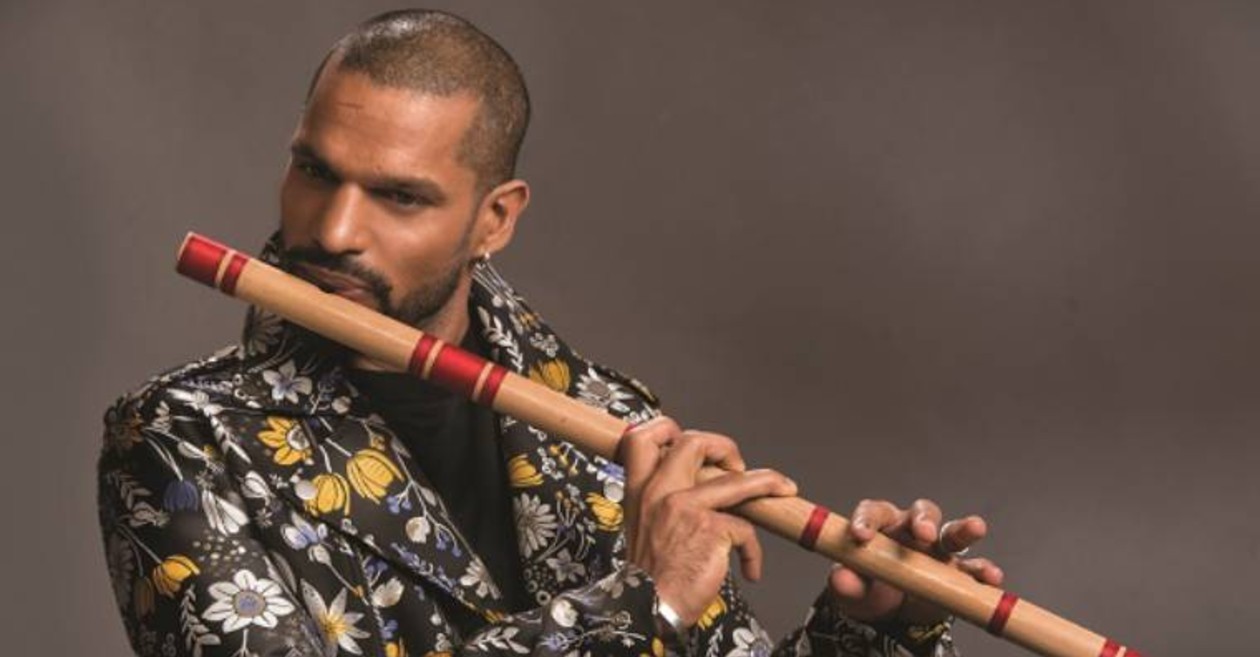 WATCH: Shikhar Dhawan plays popular Jagjit Singh song on his flute