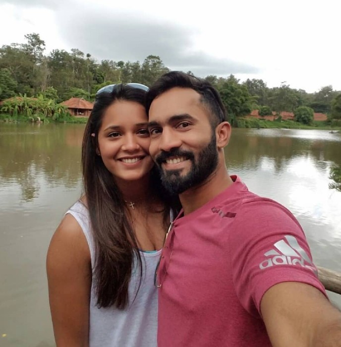 Dinesh Karthik and Dipika Pallikal