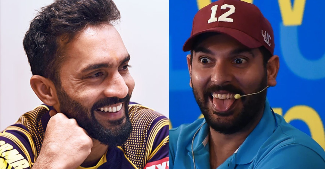 Yuvraj Singh wishes Dinesh Karthik on his 36th birthday with a hilarious piece of advice