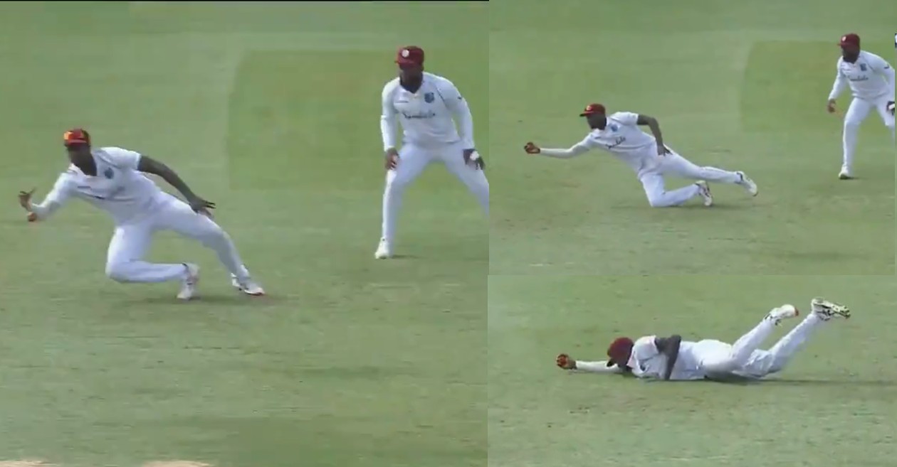 WI vs SA: WATCH – Jason Holder takes a stunning catch to dismiss Keshav Maharaj