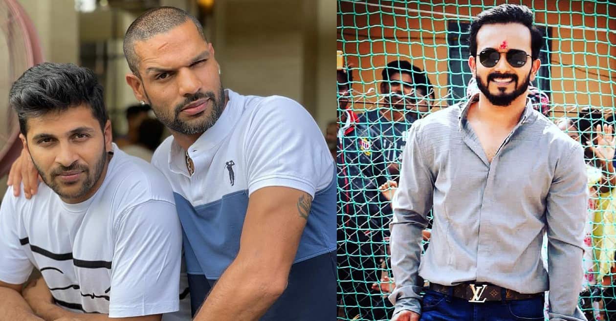 Shikhar Dhawan poses with Shardul Thakur; Kedar Jadhav comes up with an epic response