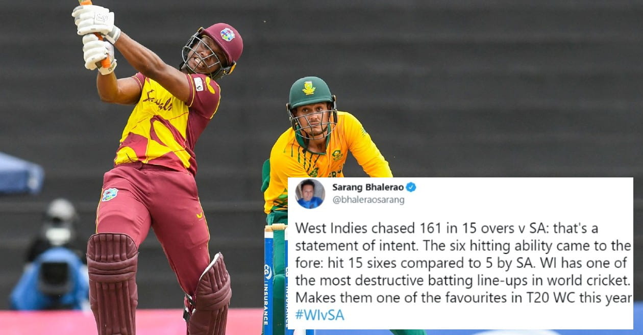 Twitter reactions: Evin Lewis powers West Indies to a dominating victory over South Africa in 1st T20I