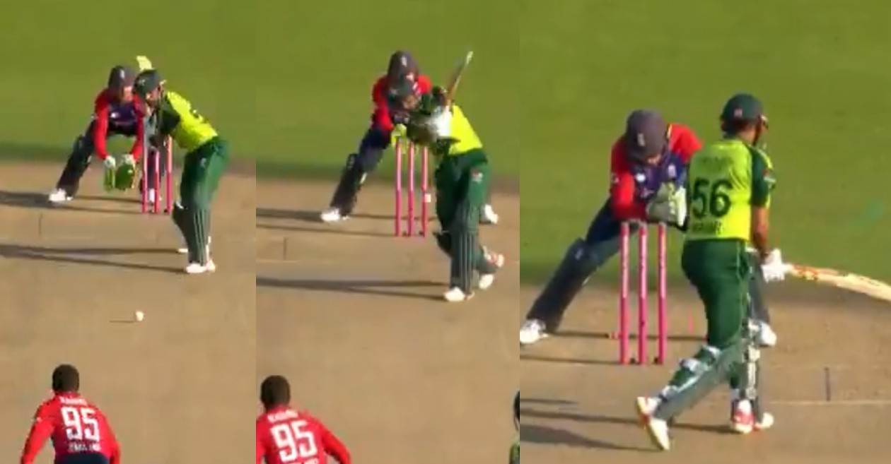 WATCH: Adil Rashid deceives Babar Azam with a beauty during ENG vs PAK 3rd T20I