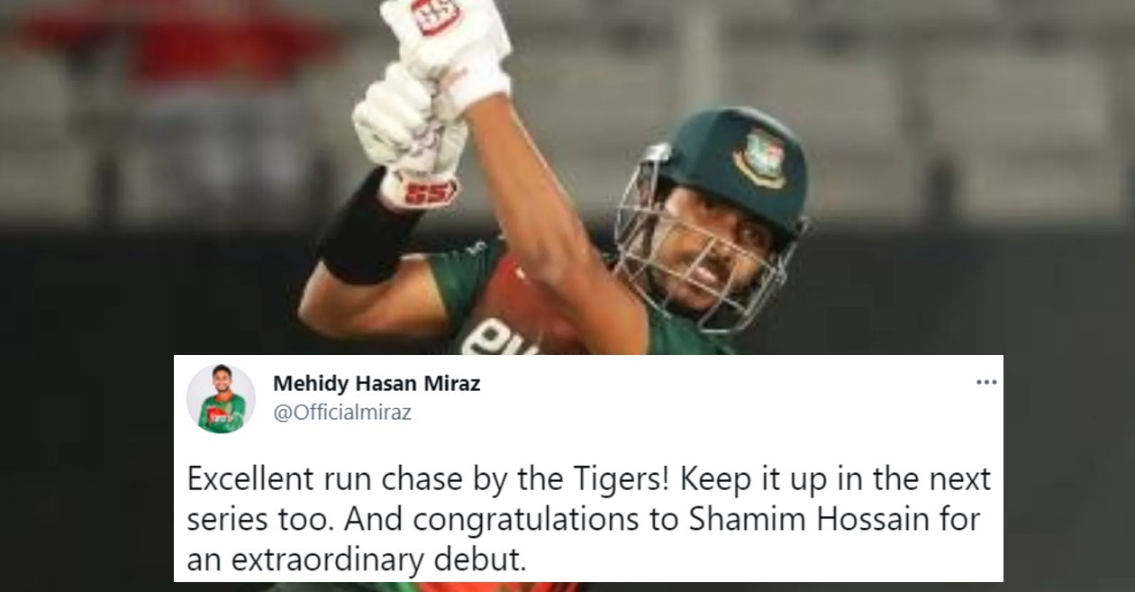 Twitter reactions: Soumya Sarkar’s all-round show help Bangladesh to clinch the T20I series against Zimbabwe