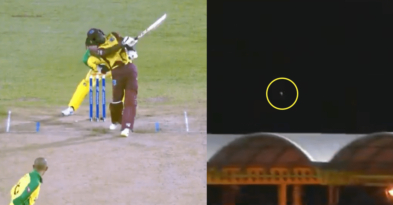 WATCH: Dwayne Bravo’s one-handed six sails over the roof during WI vs AUS 2nd T20I