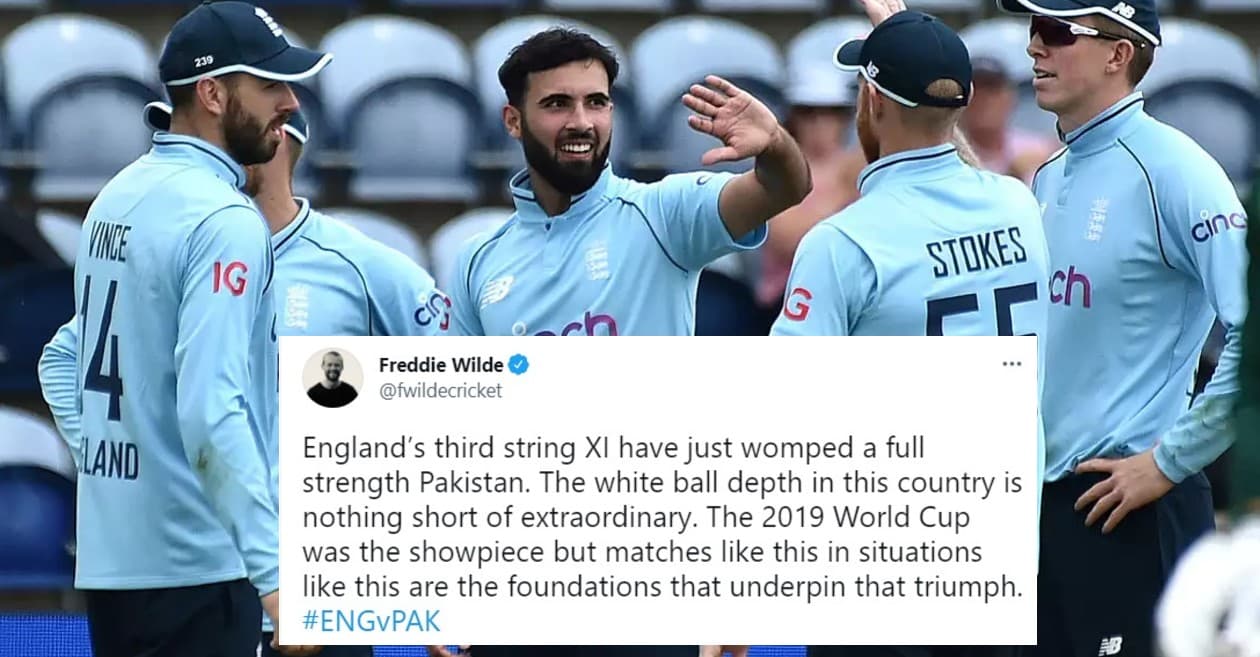 Twitter reactions: Saqib Mahmood shines as England blow Pakistan away in 1st ODI