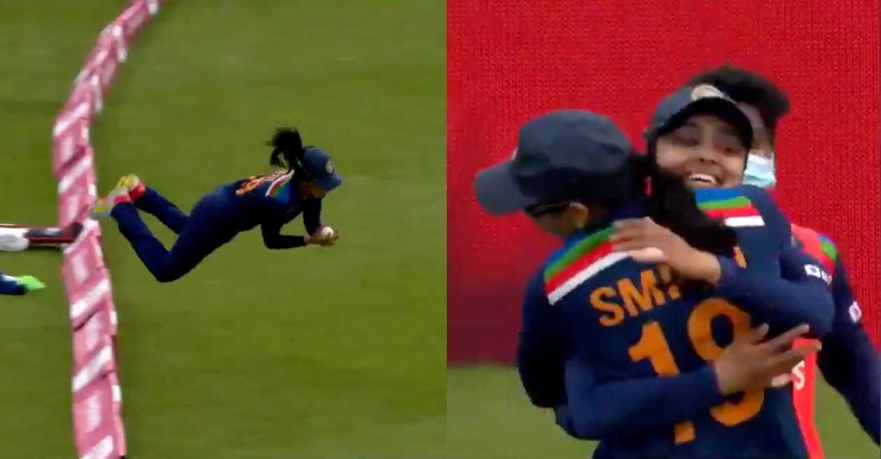 WATCH: ‘Wonder Woman’ Harleen Deol takes ‘catch of the season’ during 1st T20I against England