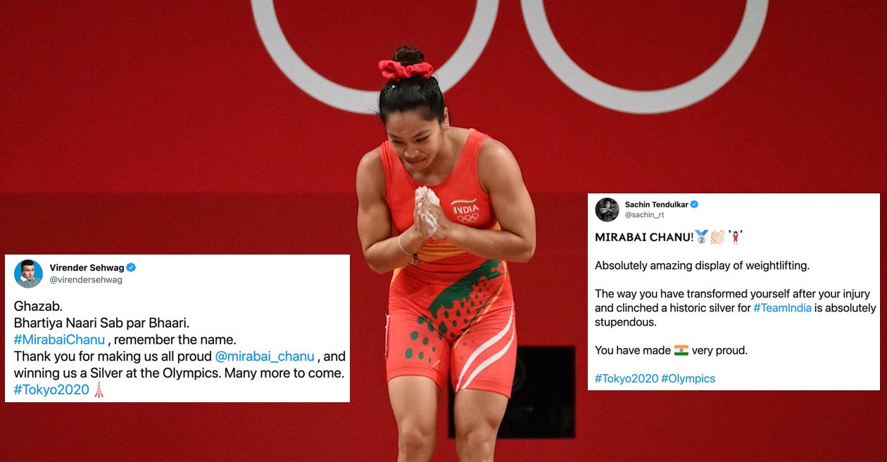 Sachin Tendulkar, Virender Sehwag leads wishes for Mirabai Chanu as she wins silver at Tokyo Olympics 2020