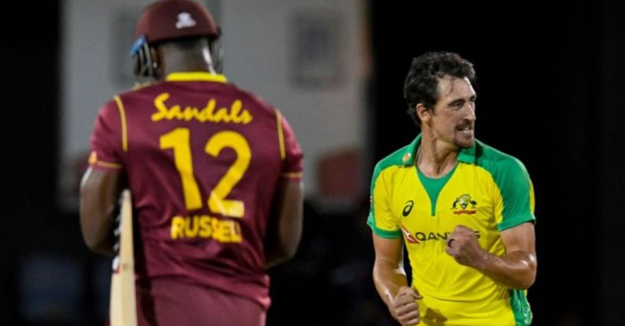 WATCH: Mitchell Starc vs Andre Russell – Last over thriller during WI vs AUS 4th T20I