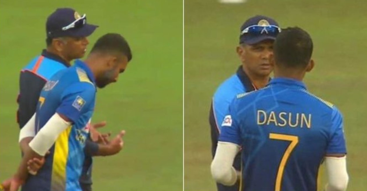 SL vs IND: What exactly Rahul Dravid told Dasun Shanaka on-field during the 3rd ODI? Here is the answer