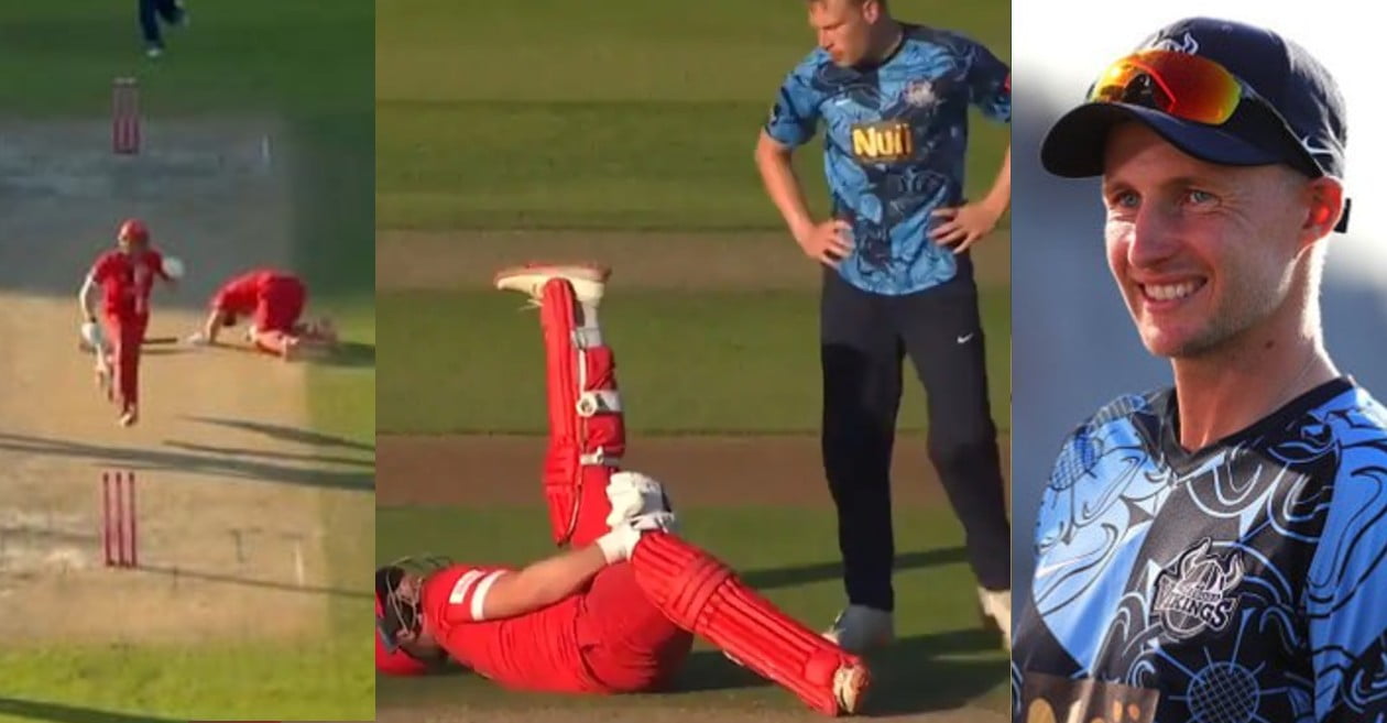 WATCH: Joe Root’s Yorkshire display top sportsman spirit by refusing to run out a batsman after he collapses