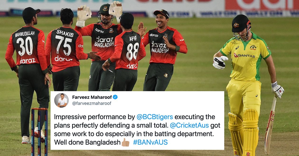 Twitter reactions: Bangladesh register their first-ever T20I win over Australia