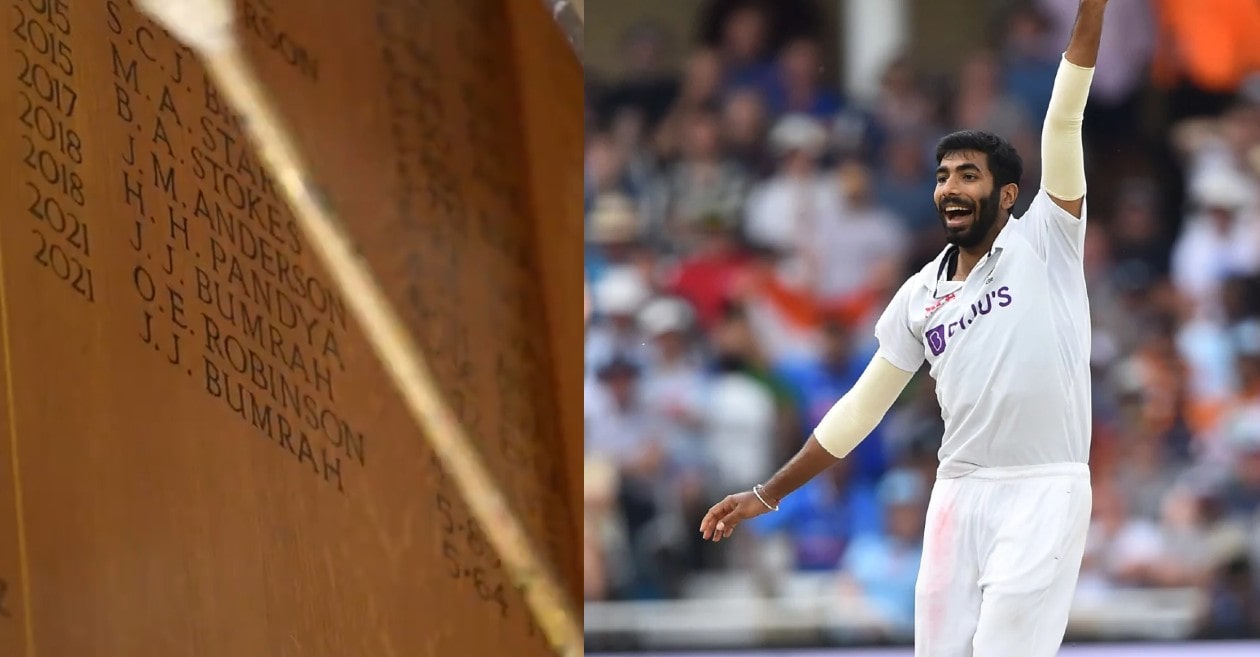 ENG vs IND: WATCH – Jasprit Bumrah gets his name engraved on the honours board after fifer at Trent Bridge