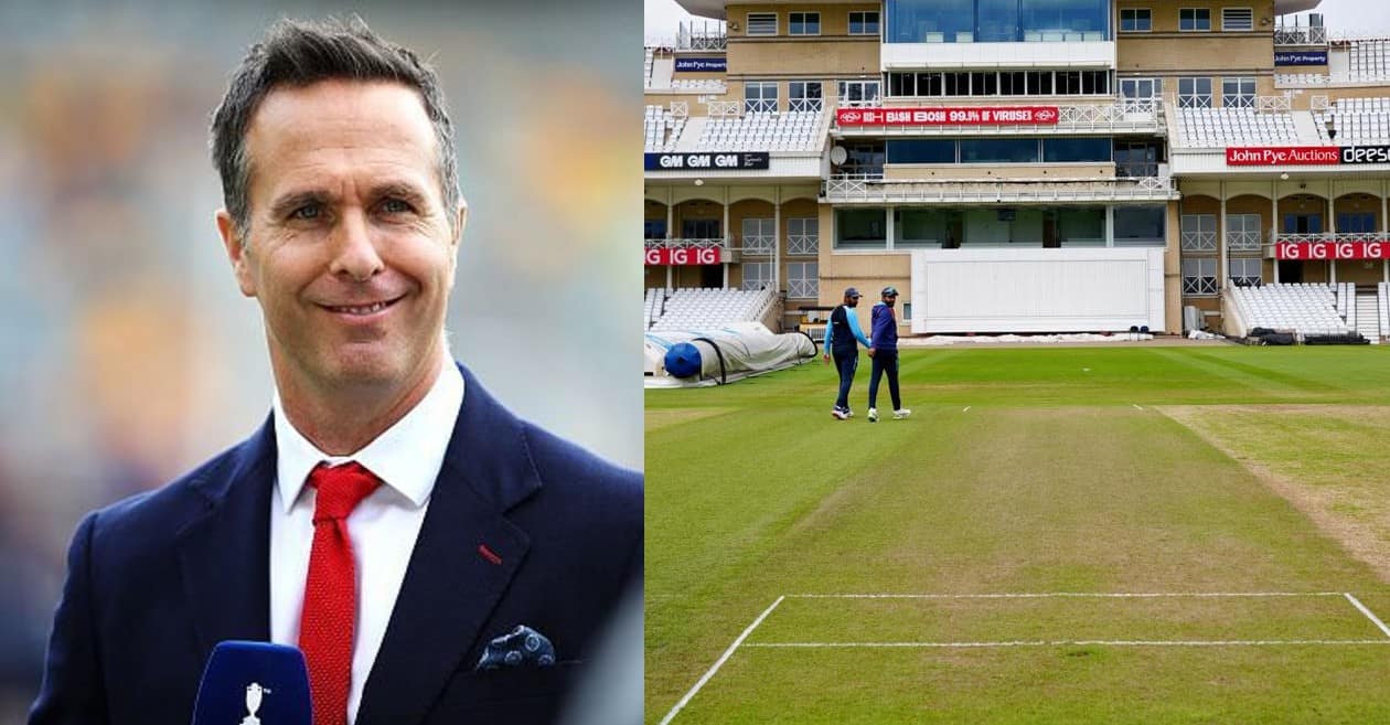 ENG vs IND: Michael Vaughan comes up with a comical remark on the green pitch for the first Test