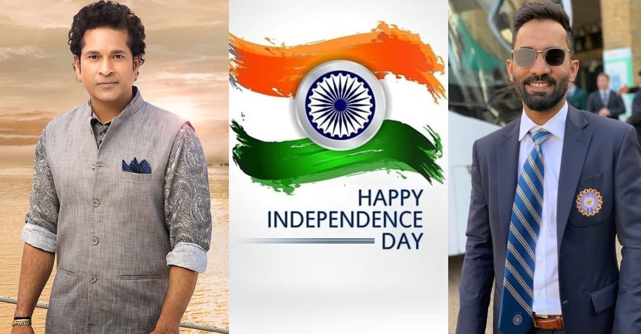 Sachin Tendulkar, Dinesh Karthik lead wishes on India’s 75th Independence Day