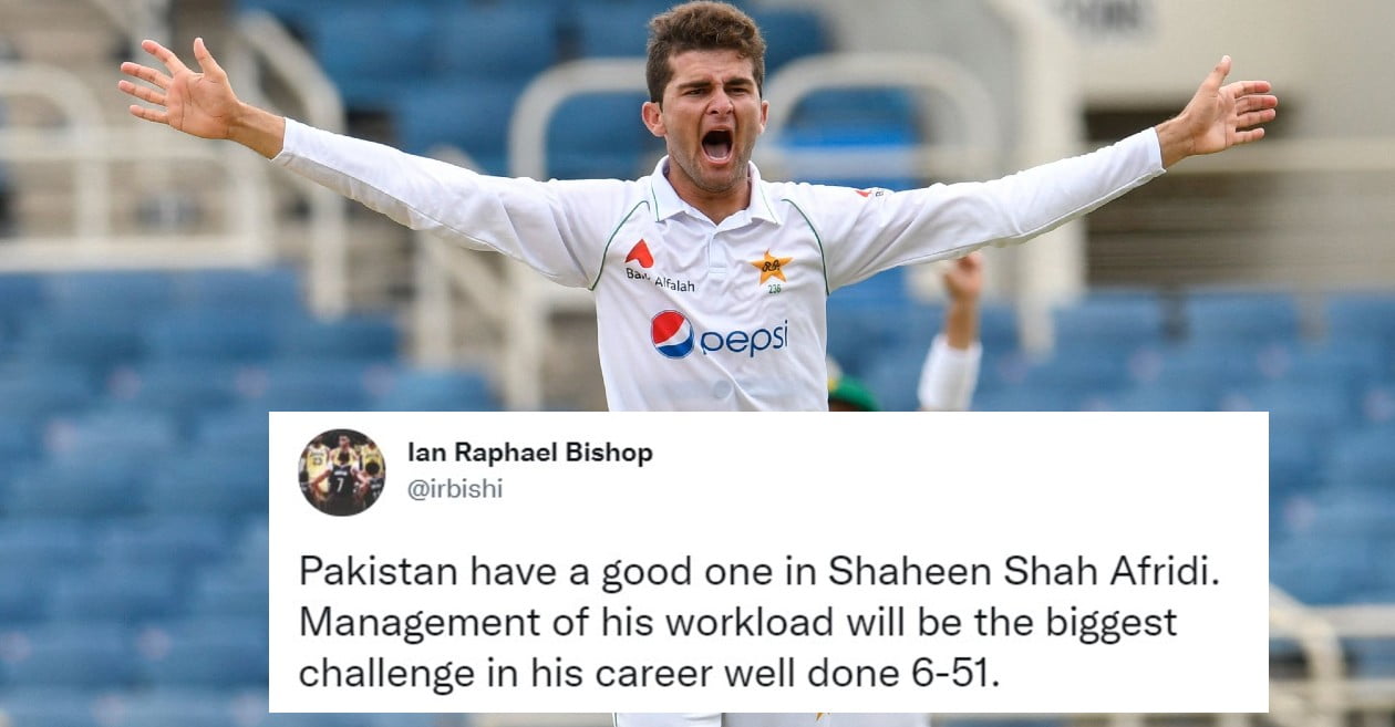 Twitter reactions: Shaheen Afridi rattles West Indies to put Pakistan on driving seat in 2nd Test