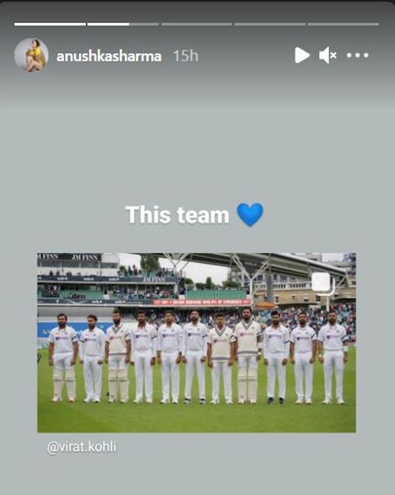 Anushka Sharma Insta story