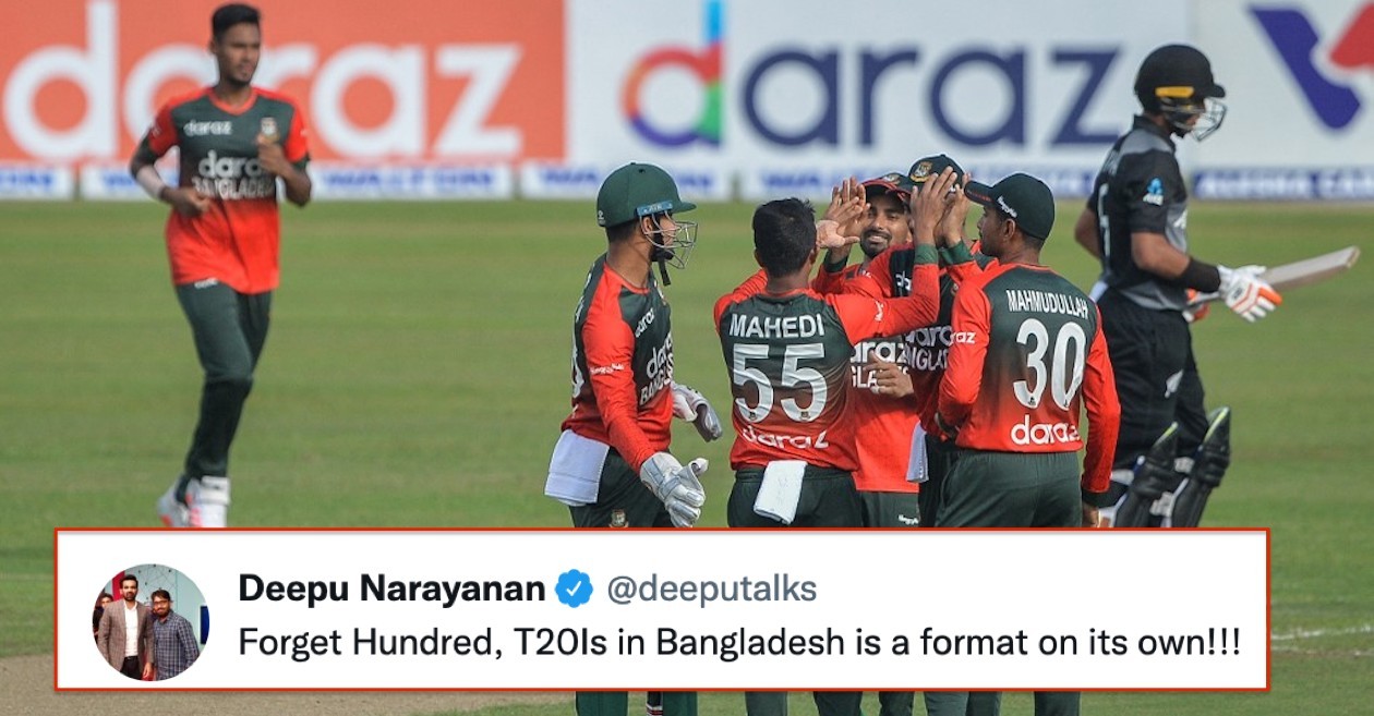 Twitter reactions: Bangladesh skittle out New Zealand for their joint-lowest total in T20 cricket