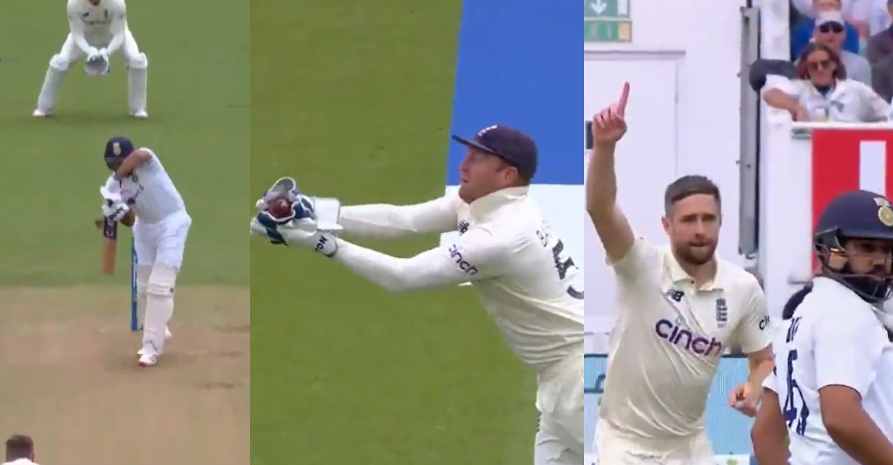 ENG vs IND 2021: WATCH – Chris Woakes dismisses Rohit Sharma with a jaffa on Day 1 of Oval Test