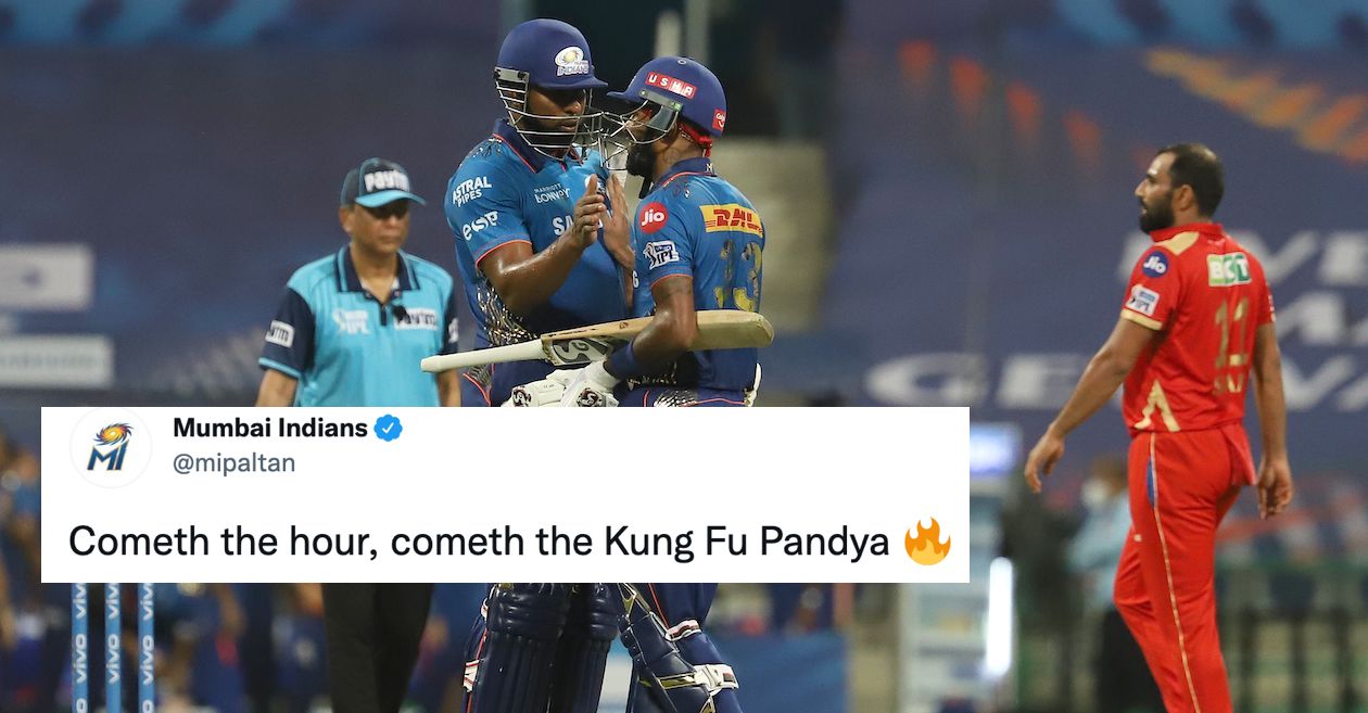 Twitter Reactions: MI return to winning ways as they beat PBKS in Abu Dhabi – IPL 2021