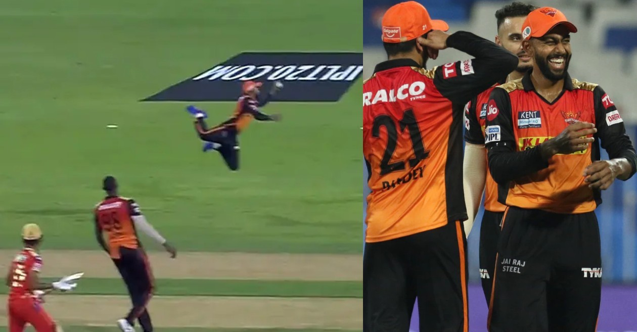 IPL 2021 – WATCH: Jagadeesha Suchith takes a one-handed blinder to dismiss Deepak Hooda