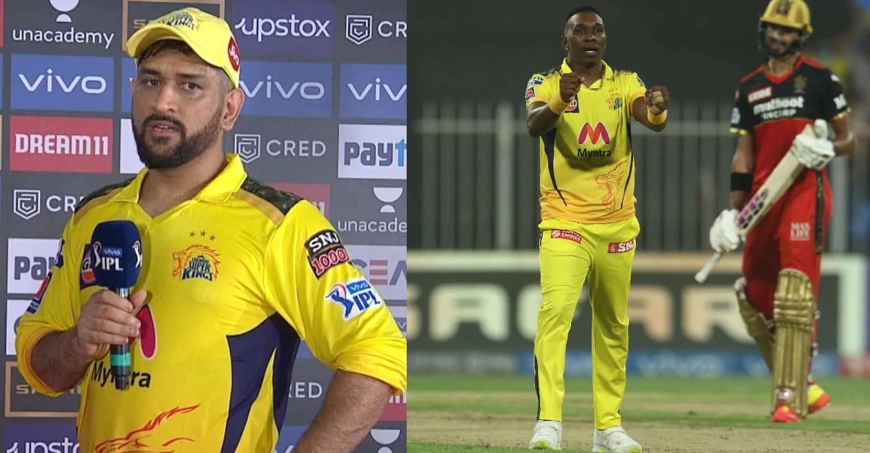 IPL 2021: “I call him my brother” – MS Dhoni praises Dwayne Bravo for his brilliance against RCB