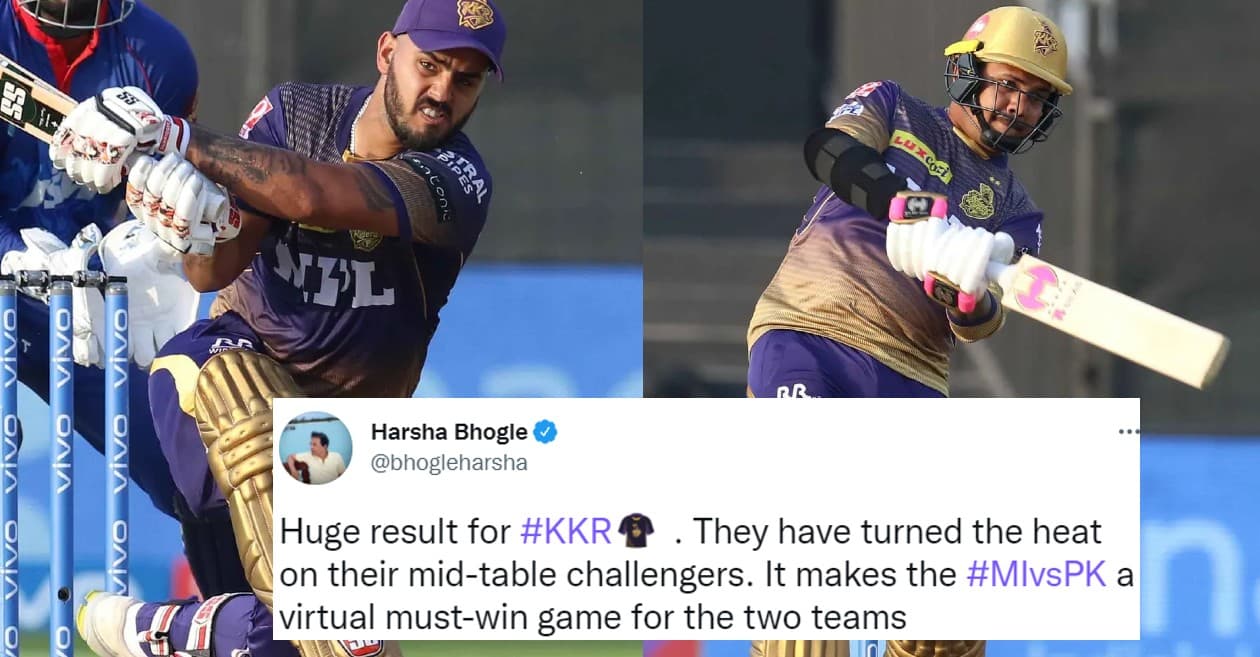 Twitter reactions: Nitish Rana, Sunil Narine power KKR to victory in a low-scoring thriller against DC