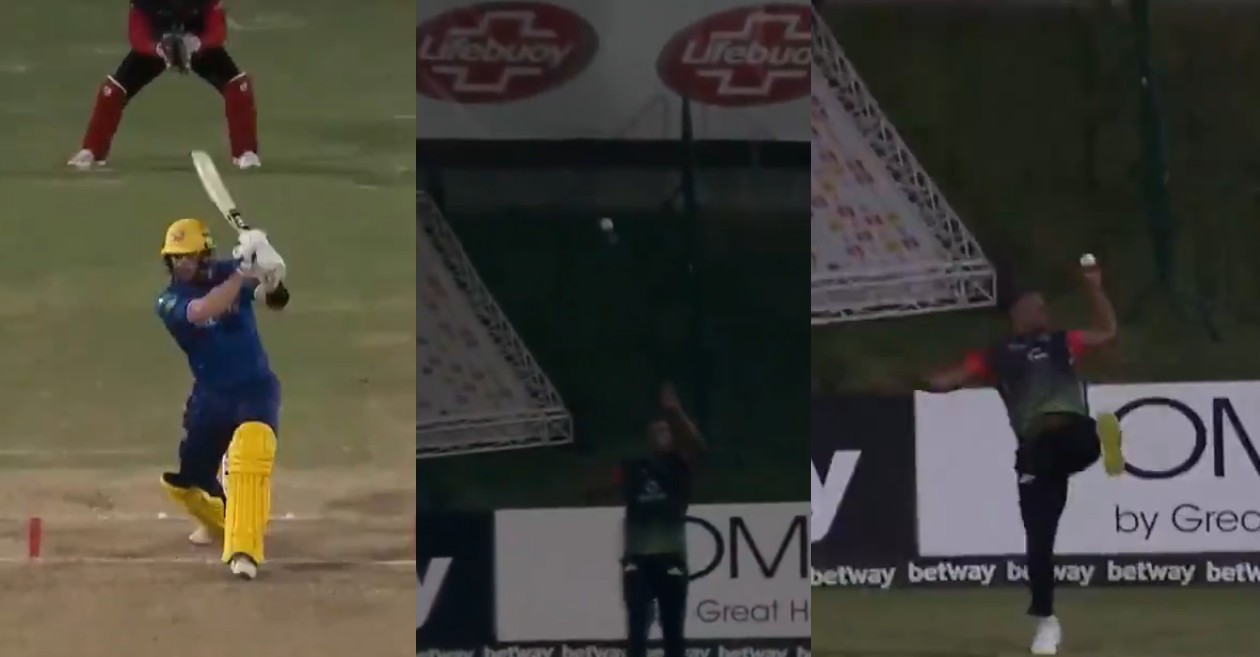 WATCH: Sheldon Cottrell plucks a left-handed blinder to dismiss Glenn Phillips in CPL 2021