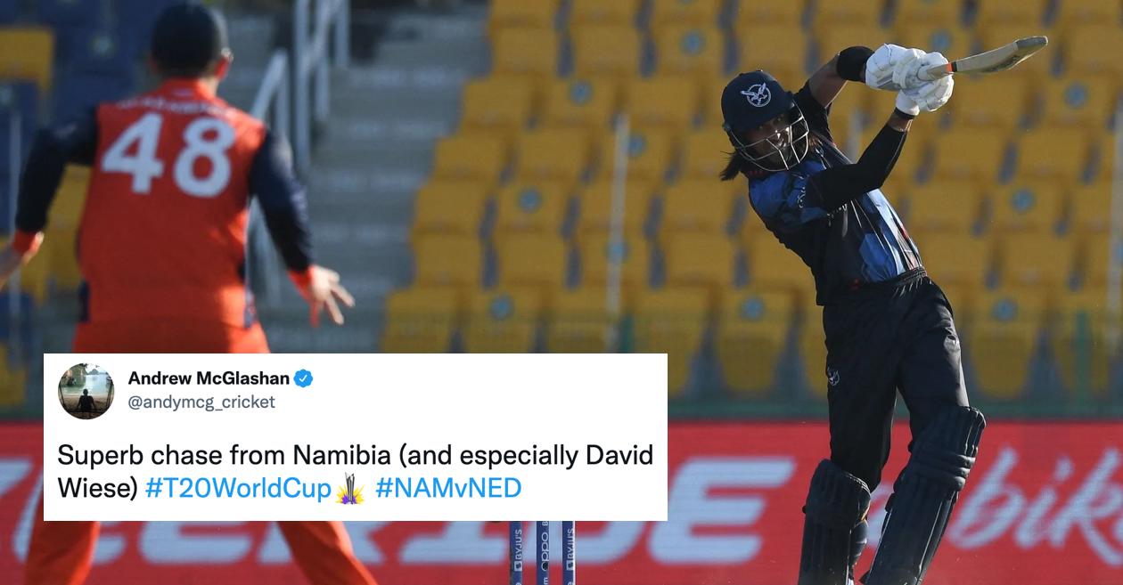 T20 WC 2021 – Twitter Reactions: David Wiese keeps Namibia’s hopes alive with historic win over Netherlands