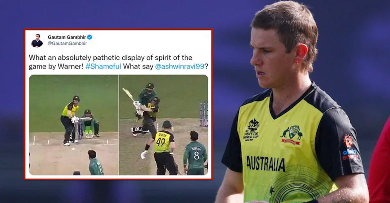 Adam Zampa reacts to Gautam Gambhir’s comment over David Warner’s controversial six off double-bounce delivery