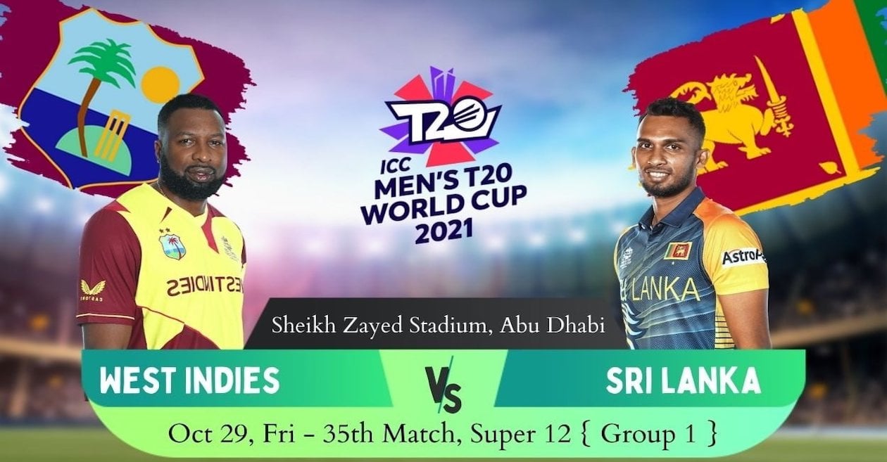 T20 World Cup 2021: West Indies vs Sri Lanka – Pitch Report, Probable XI and Match Prediction