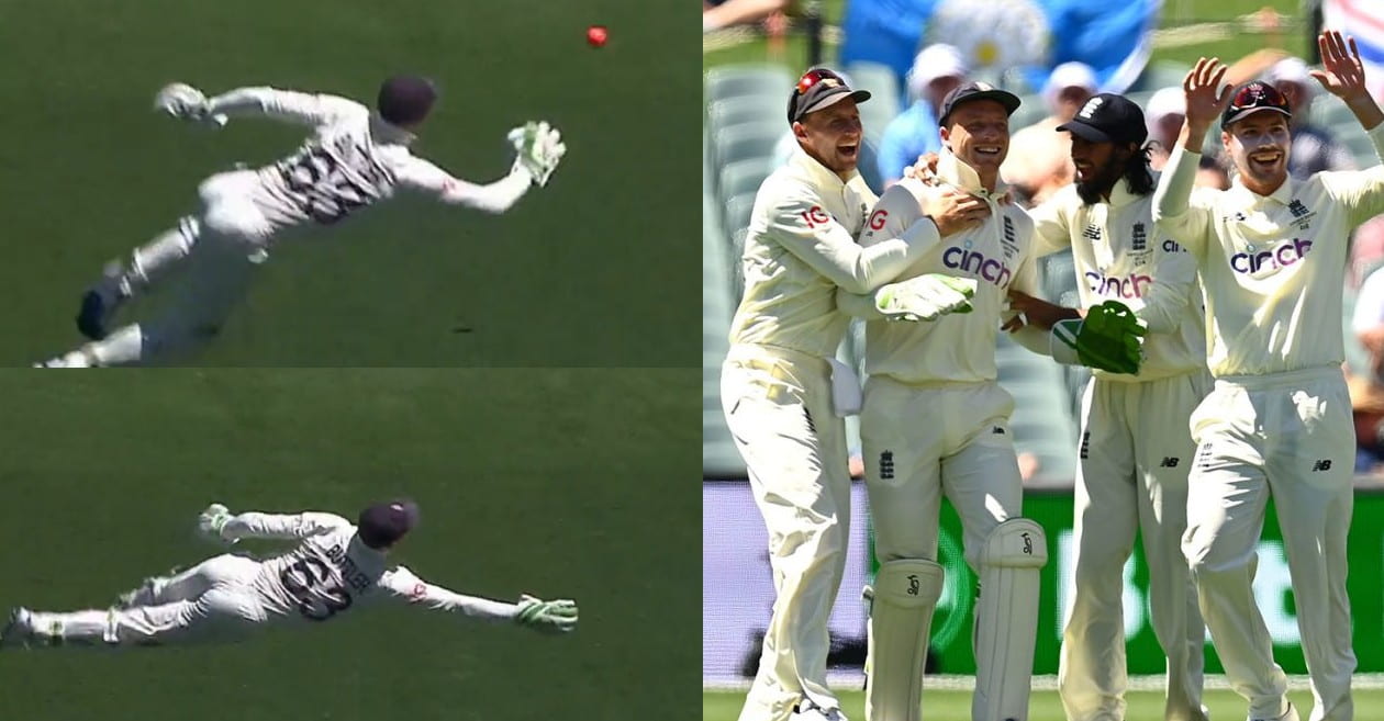 WATCH – Jos Buttler grabs a blinder to get rid of Marcus Harris in 2nd Ashes Test