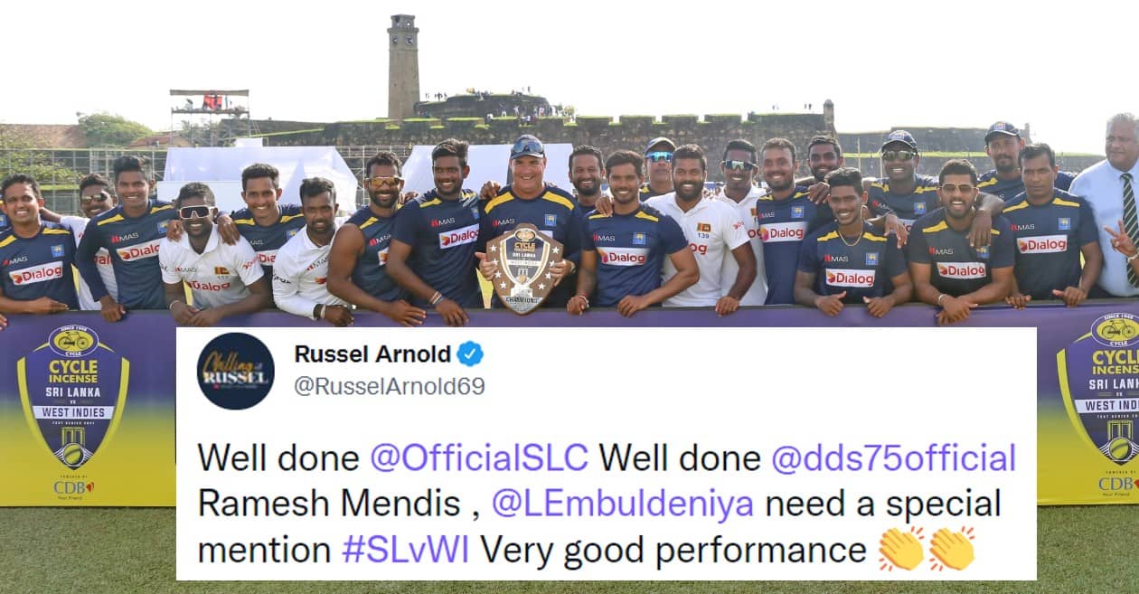 Twitter reactions: Dhananjaya de Silva, Ramesh Mendis shine as Sri Lanka whitewash West Indies in Test series