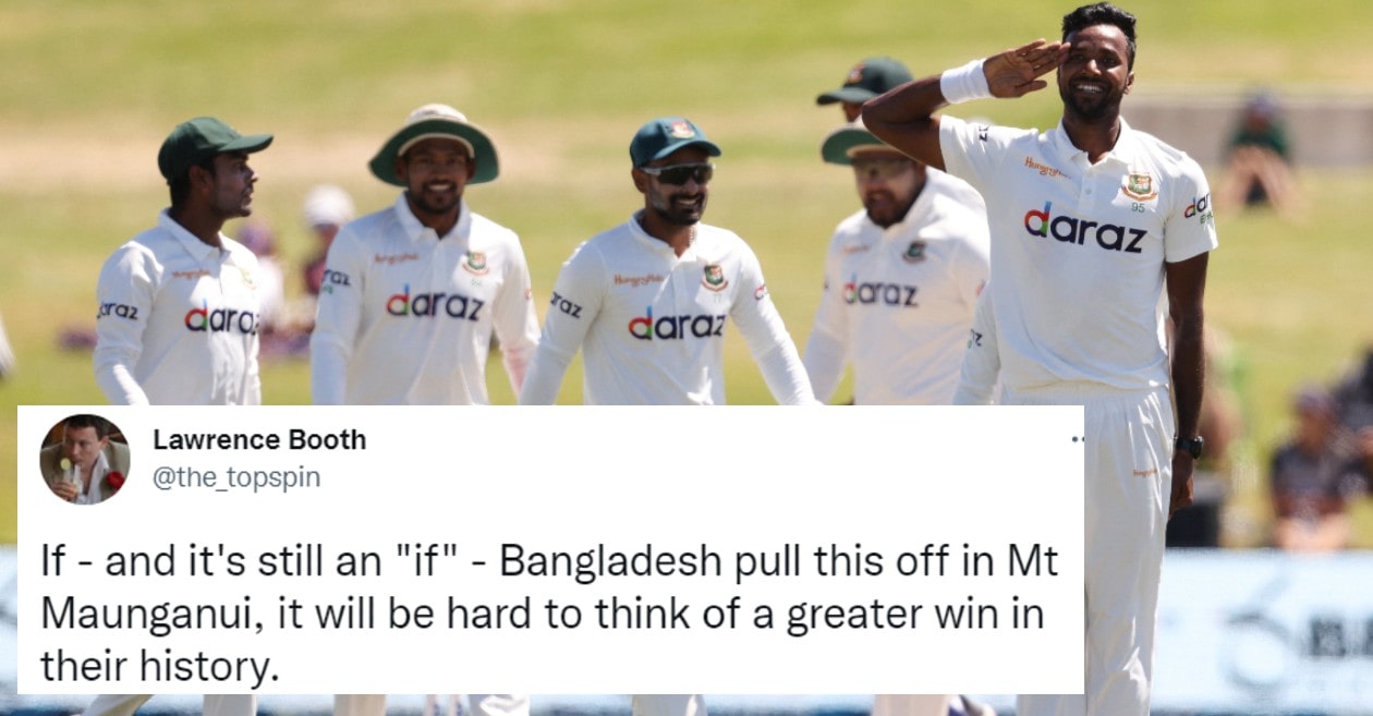 Twitter reactions: Ebadot Hossain shines on Day 4 as Bangladesh eye historic win over New Zealand