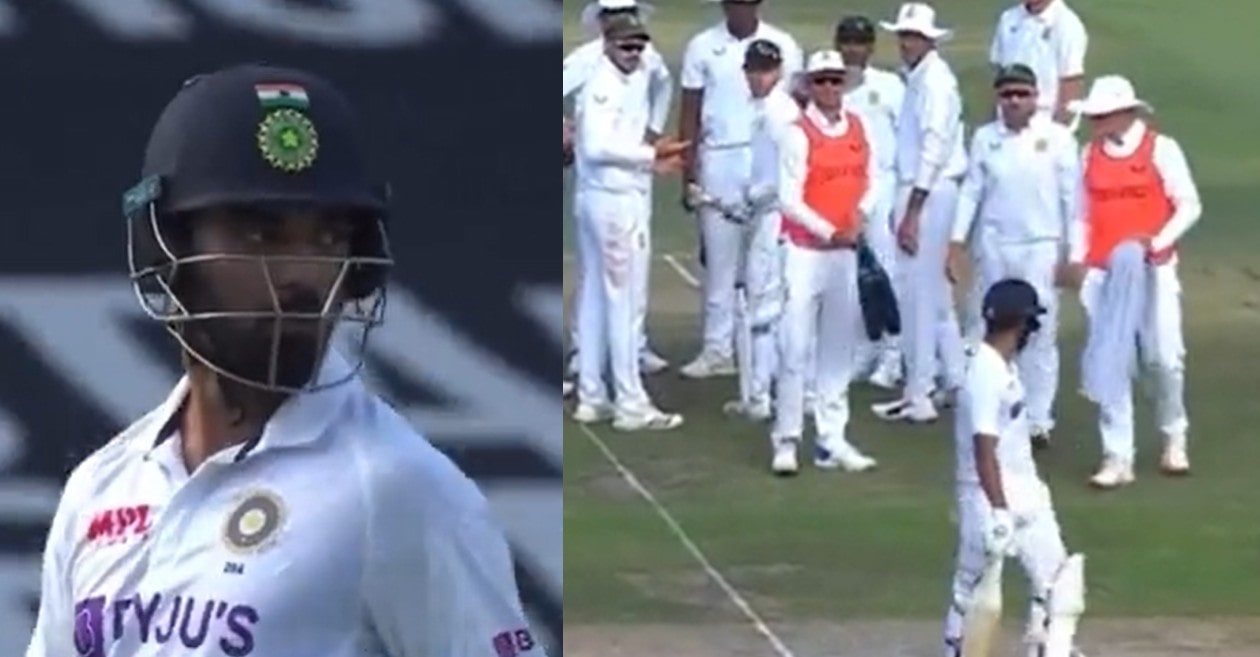 WATCH: KL Rahul engage in war of words with Dean Elgar after being dismissed in the second Test