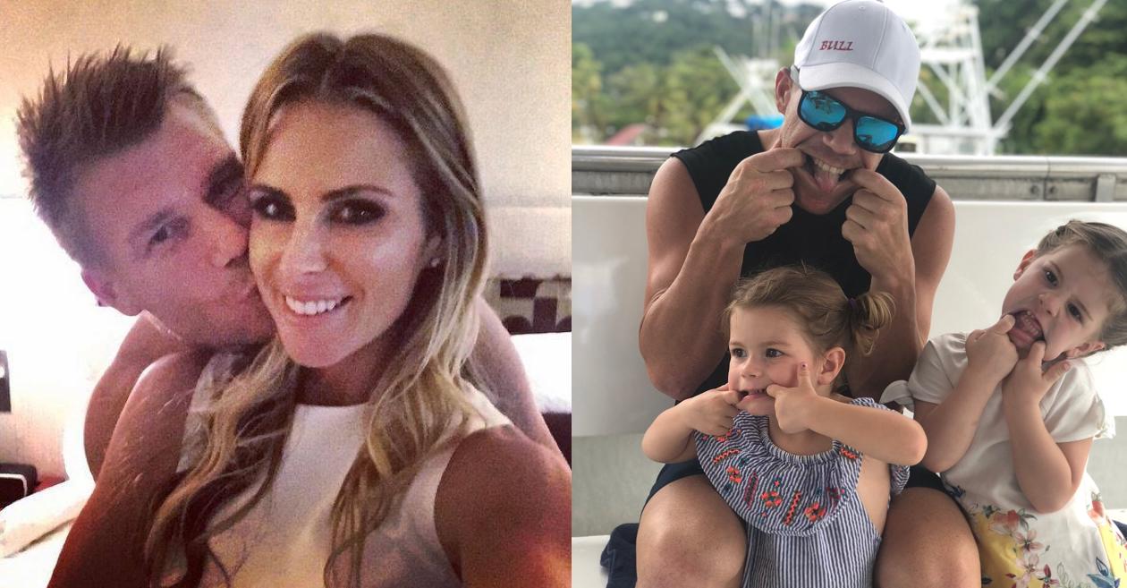 David Warner pens a heartfelt note for his wife and kids before leaving for Pakistan tour