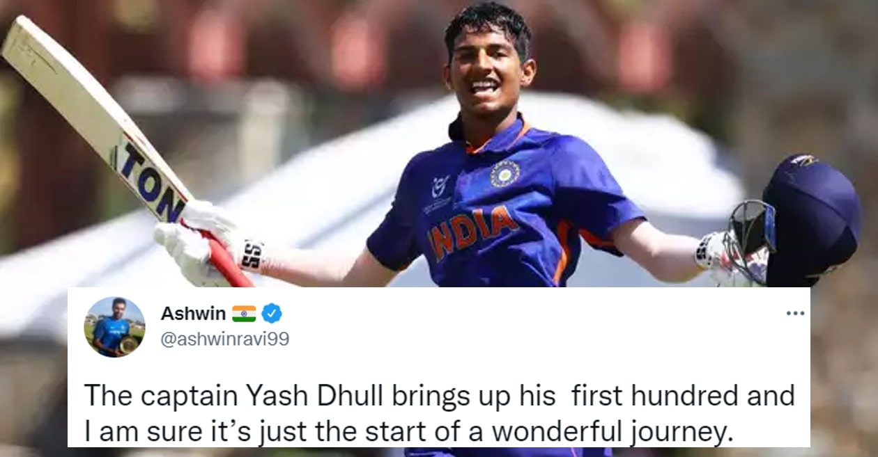 Twitter reactions: Yash Dhull’s stunning ton helps India beat Australia to reach the finals of U-19 WC 2022