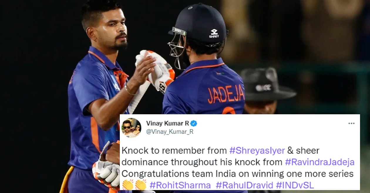 Twitter reactions: Shreyas Iyer, Ravindra Jadeja sizzle in India’s thumping win against Sri Lanka in 2nd T20I