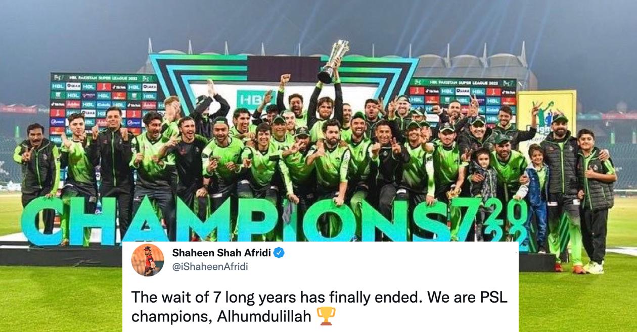 Twitter reactions: Shaheen Afridi creates a new world record after Lahore Qalandars wins PSL 2022